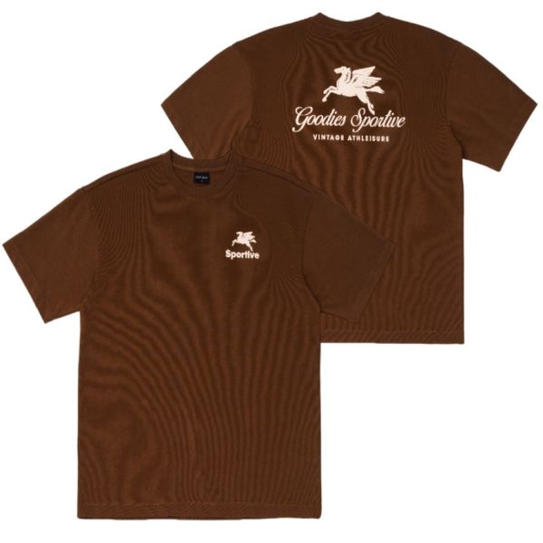 Goodies Sportive Pegasus T-shirt Bruin