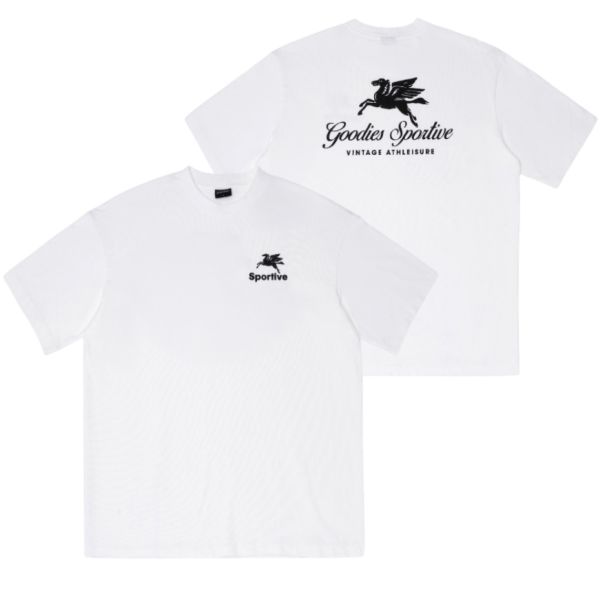 Goodies Sportive Pegasus T-shirt Wit