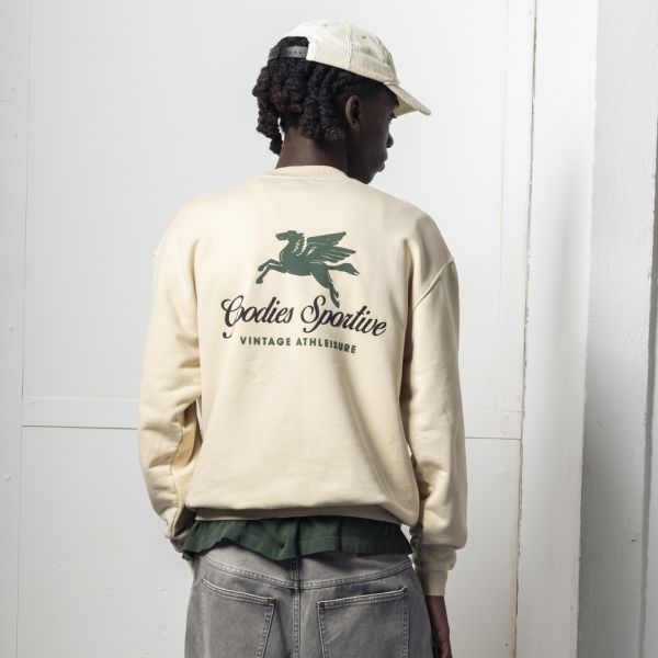 Goodies Sportive Pegasus Sweater Off White