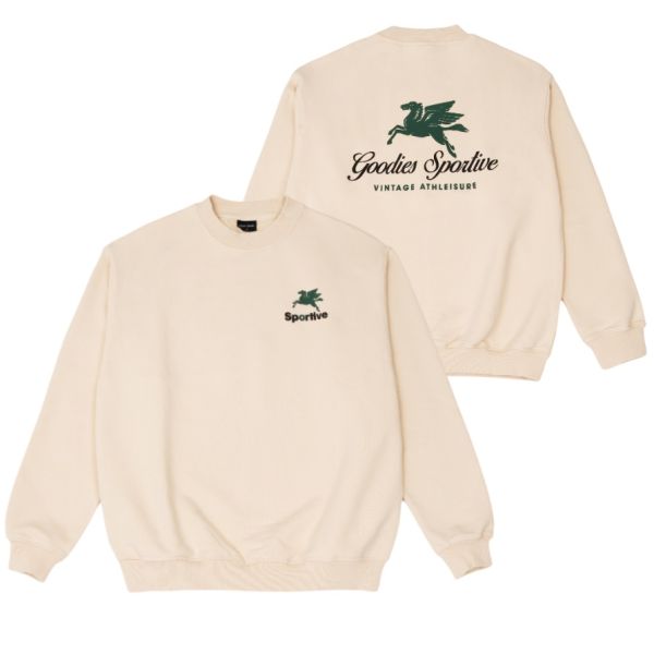Goodies Sportive Pegasus Sweater Off White