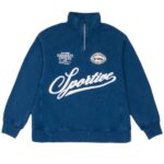 Goodies Sportive Royal Garden Half Zip Sweater Blauw