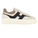 Hogan H-Stripes Sneaker Beige/Navy