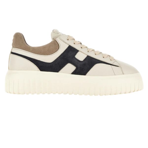 Hogan H-Stripes Sneaker Beige/Navy