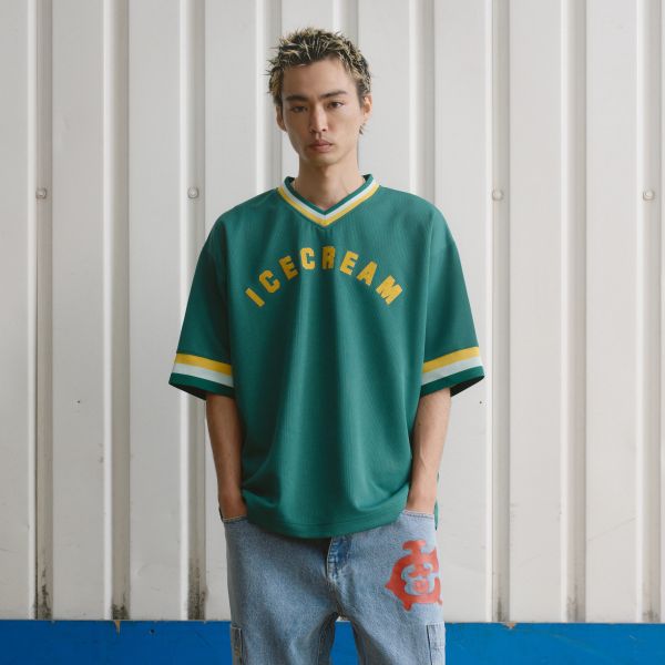 Icecream V-Neck Sports Jersey Groen