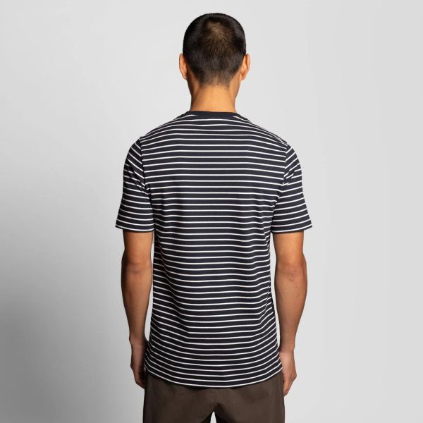 Lyle & Scott Breton T-shirt Navy/Wit