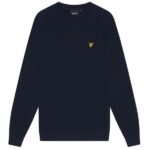 Lyle & Scott Cotton Crewneck Sweater Navy