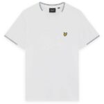 Lyle & Scott Fine Tipped T-shirt Wit