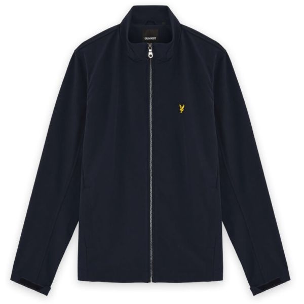 Lyle & Scott Mesh Back Funnel Neck Softshell Jack Navy
