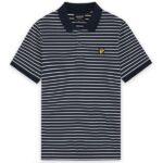 Lyle & Scott Pique Breton Polo Navy/Wit