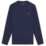 Lyle & Scott Plain Longsleeve T-shirt Navy