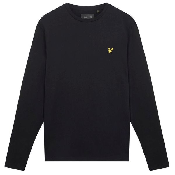 Lyle & Scott Plain Longsleeve T-shirt Zwart