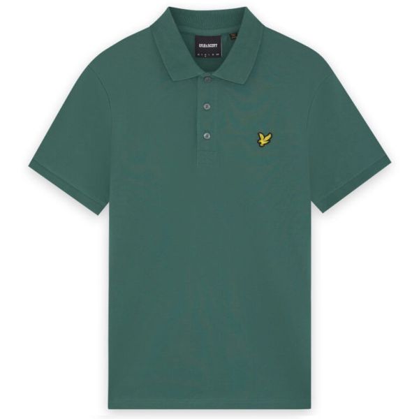 Lyle & Scott Plain Polo Donker Groen