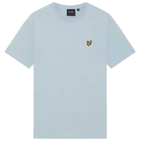 Lyle & Scott Plain T-shirt Licht Blauw