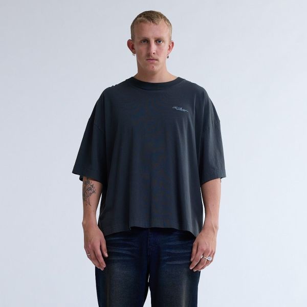 New Amsterdam Surf Association Big Logo T-shirt Antraciet