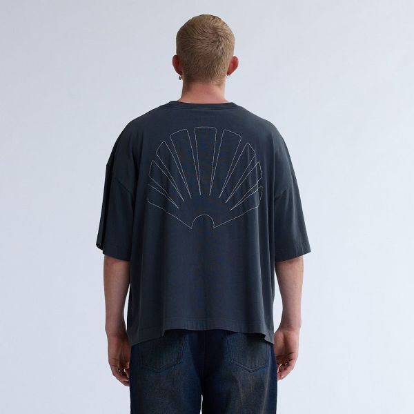 New Amsterdam Surf Association Big Logo T-shirt Antraciet