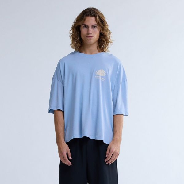 New Amsterdam Surf Association Corporate Logo T-shirt Licht Blauw