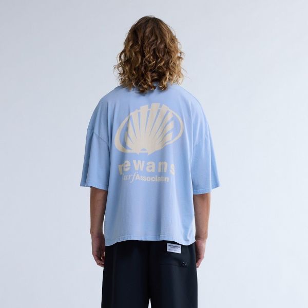 New Amsterdam Surf Association Corporate Logo T-shirt Licht Blauw