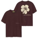 New Amsterdam Surf Association Hibiscus T-shirt Bruin