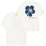 New Amsterdam Surf Association Hibiscus T-shirt Wit