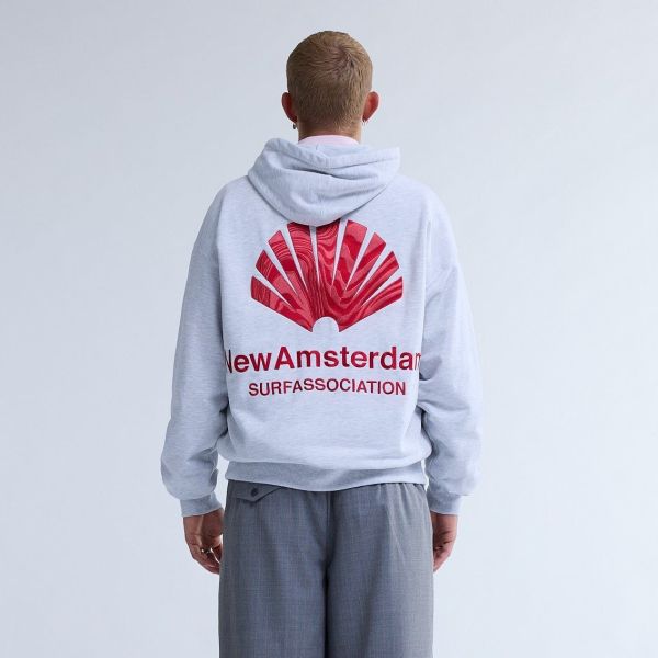 New Amsterdam Surf Association Logo Hoodie Grijs