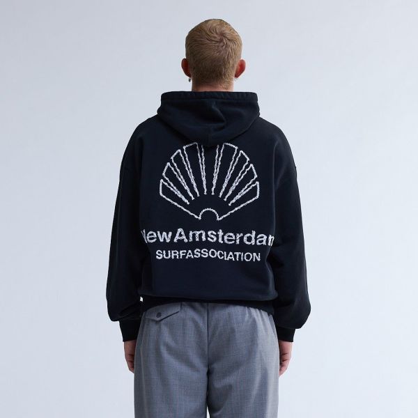 New Amsterdam Surf Association Logo Hoodie Zwart