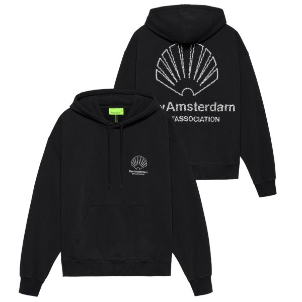New Amsterdam Surf Association Logo Hoodie Zwart