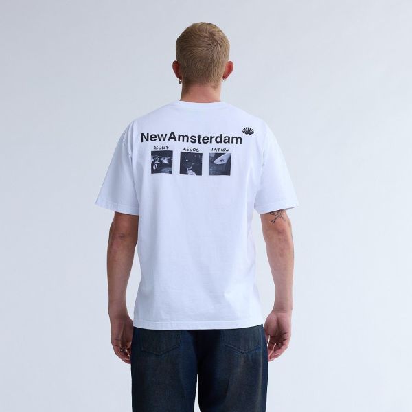 New Amsterdam Surf Association Photo T-shirt Wit