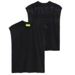 New Amsterdam Surf Association Sleeveless Name T-shirt Zwart