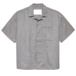 New Amsterdam Surf Association Wijk Pinstripes Overhemd Grijs