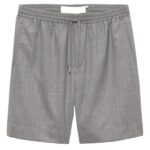 New Amsterdam Surf Association Wool Work Pinstripes Korte Broek Grijs