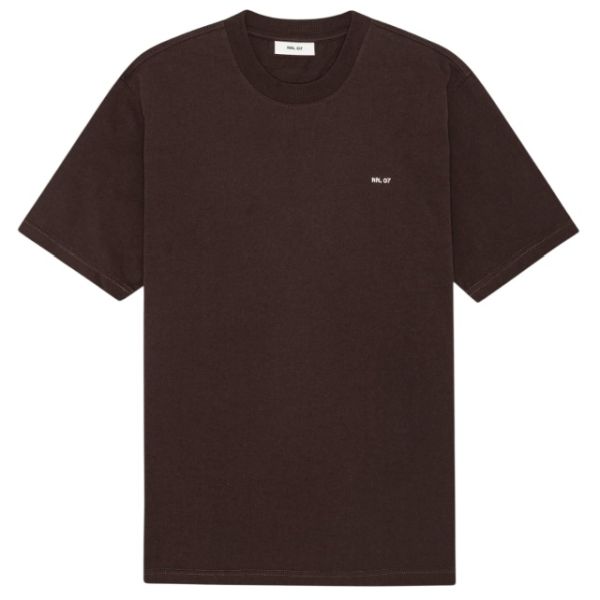 NN.07 Adam Emb T-shirt Bruin