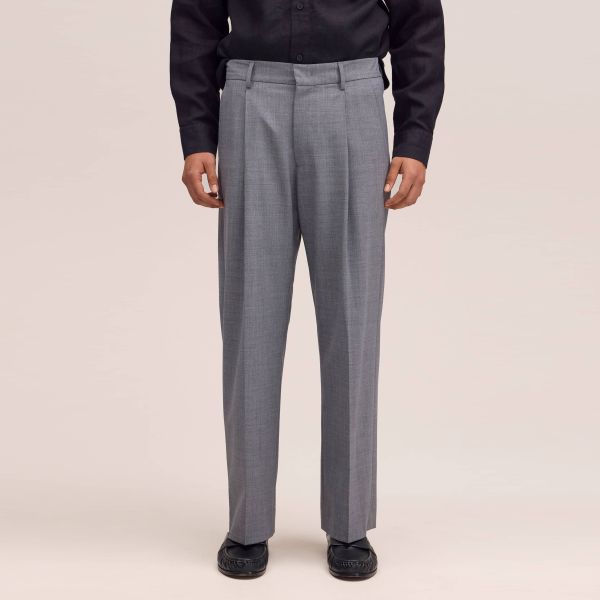 NN.07 Kay Relaxed Broek Grijs