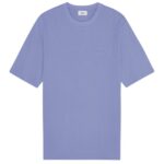 NN.07 Nat Logo T-shirt Blauw