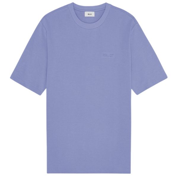 NN.07 Nat Logo T-shirt Blauw