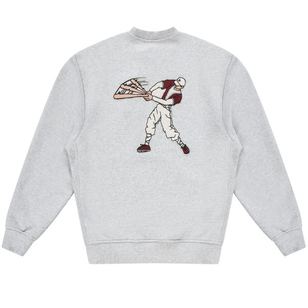 PAL Sporting Goods At Bat Sweater Grijs