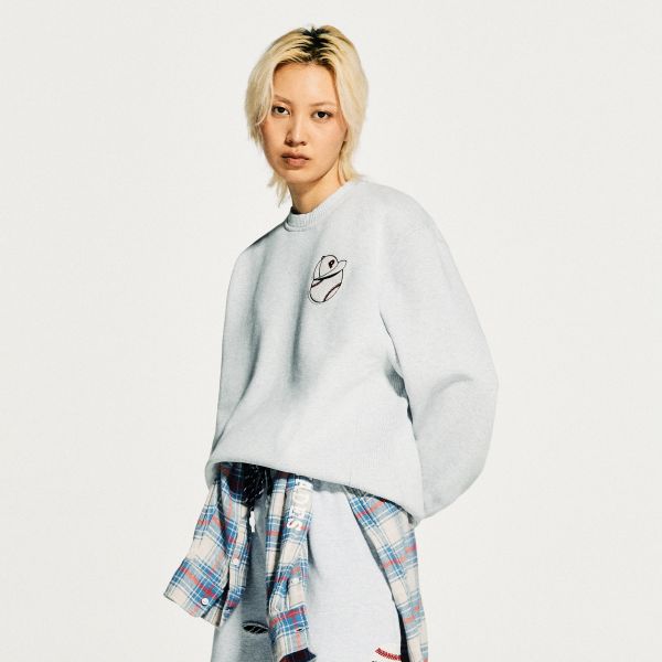 PAL Sporting Goods At Bat Sweater Grijs