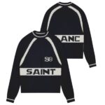 Saint Blanc Heavy Cycling Knit Sweater Donker Blauw