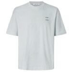 Samsøe Samsøe Joel T-shirt Licht Blauw