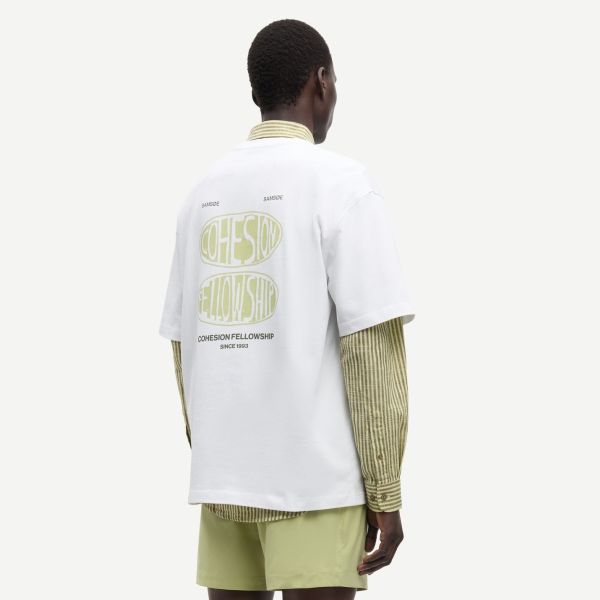 Samsøe Samsøe Sacohen T-shirt Wit