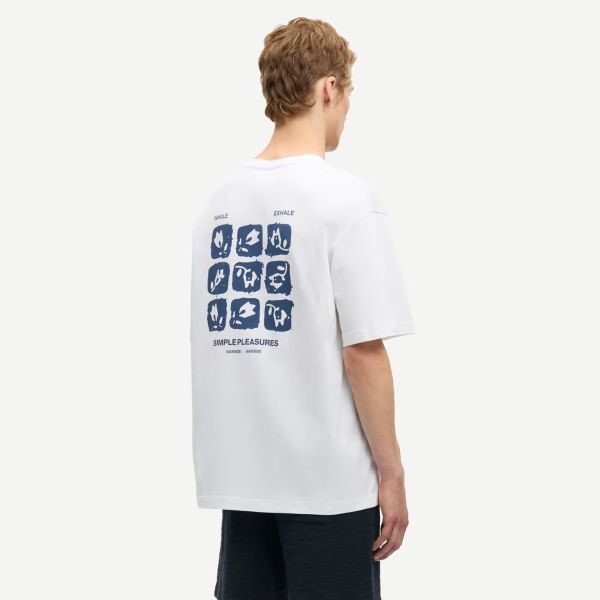 Samsøe Samsøe Sacohen T-shirt Wit