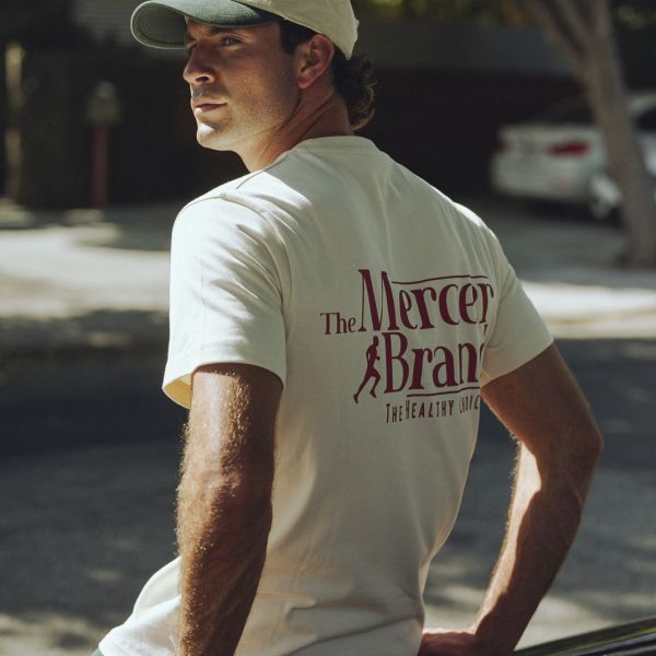 The Mercer Brand Logo T-shirt Off White