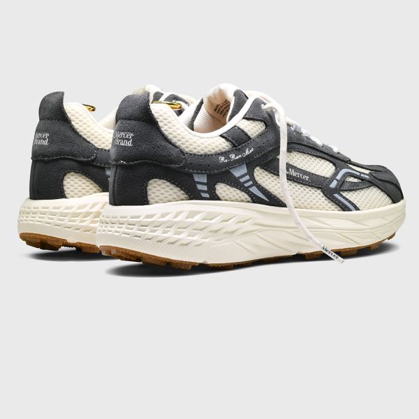 The Mercer Brand The Re-Run MAX Sneaker Antraciet/Off White