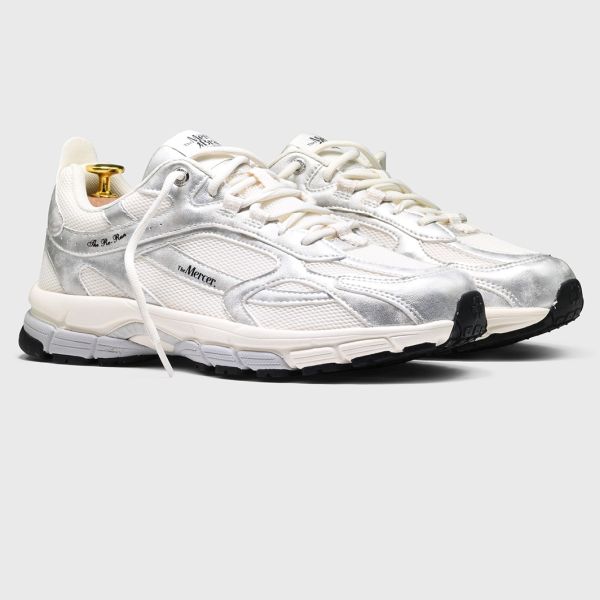 The Mercer Brand The Re-Run Metallic Sneaker Zilver