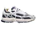 The Mercer Brand The Re-Run White Silver Sneaker Wit/Blauw