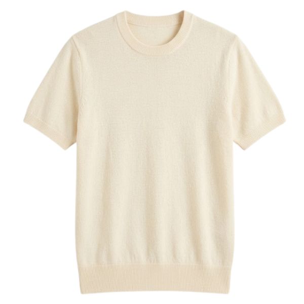 Ange Projects Boucle T-shirt Beige