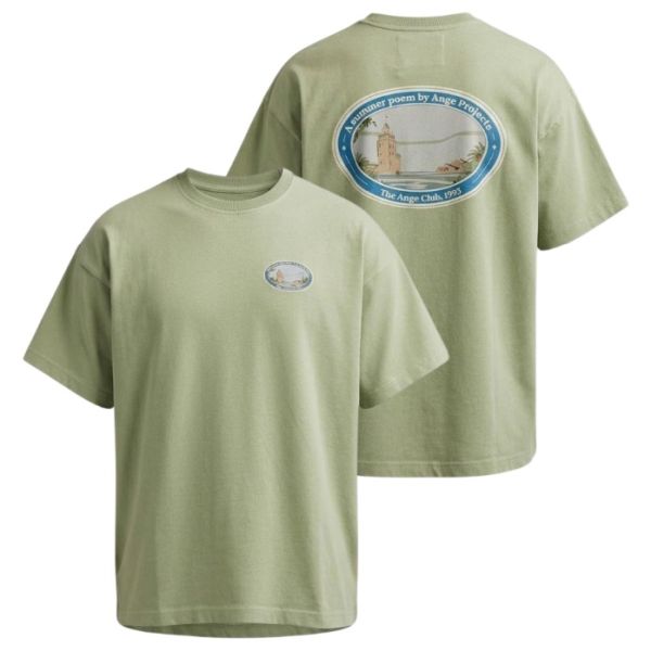 Ange Projects Summer Poem T-shirt Groen