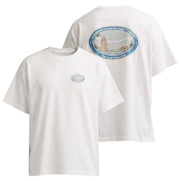 Ange Projects Summer Poem T-shirt Wit