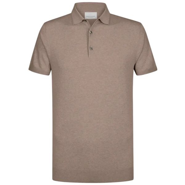 Profuomo Luxury Basic Polo Beige
