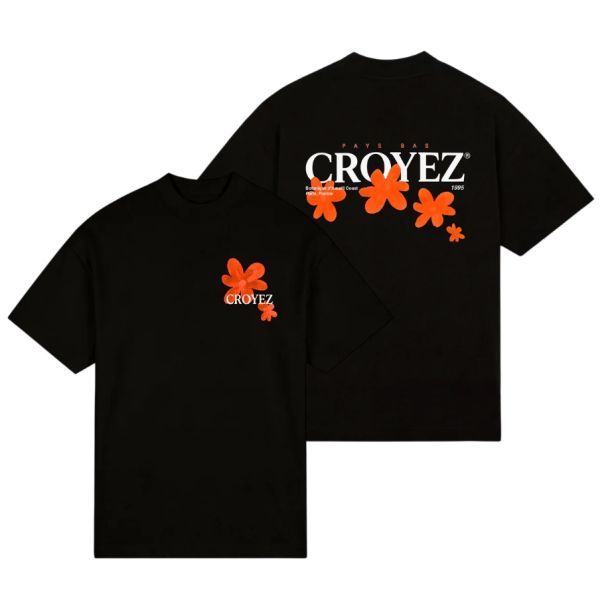 Croyez Botanique T-shirt Zwart