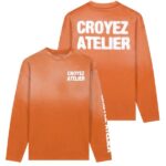 Croyez Sprayed Atelier Longsleeve T-shirt Oranje
